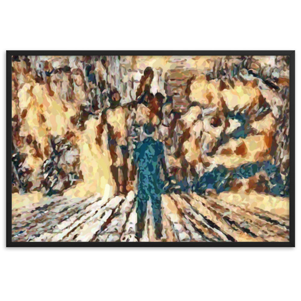 I SAW MY ENTIRE LIFE PASS THROUGH YOUR EYES Superior Framed Poster