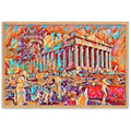 A SUNDAY UNDER ACROPOLIS V2 Superior Framed Poster