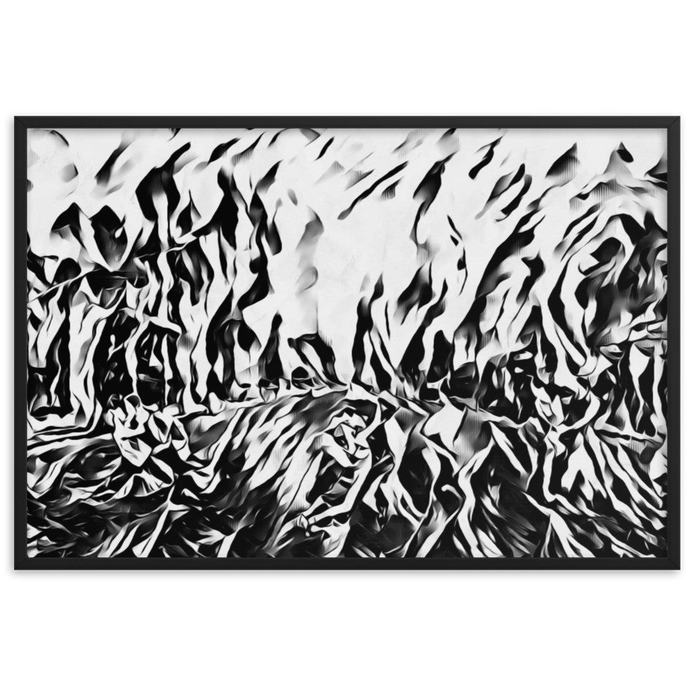 DANCE ME LIKE THE RAIN THAT BURNING OUT THE FIRE AROUND ME Framed Poster