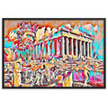 A SUNDAY UNDER ACROPOLIS V2 Superior Framed Poster