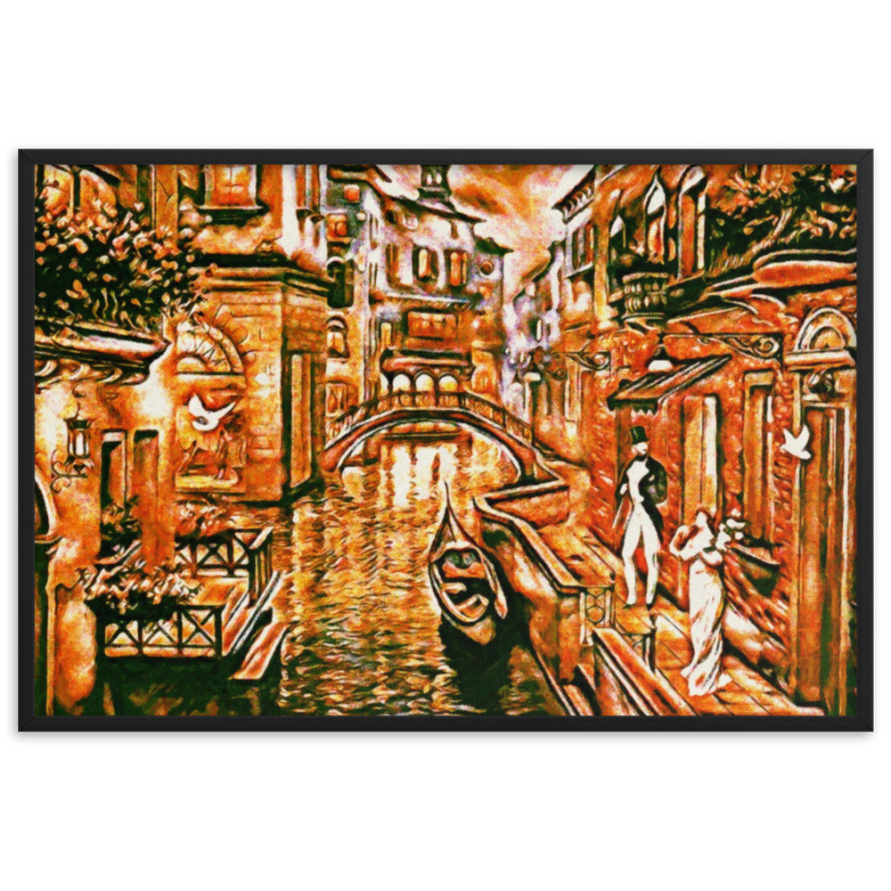 Questo è il mio porto e tu il suo cuore Superior Framed Poster