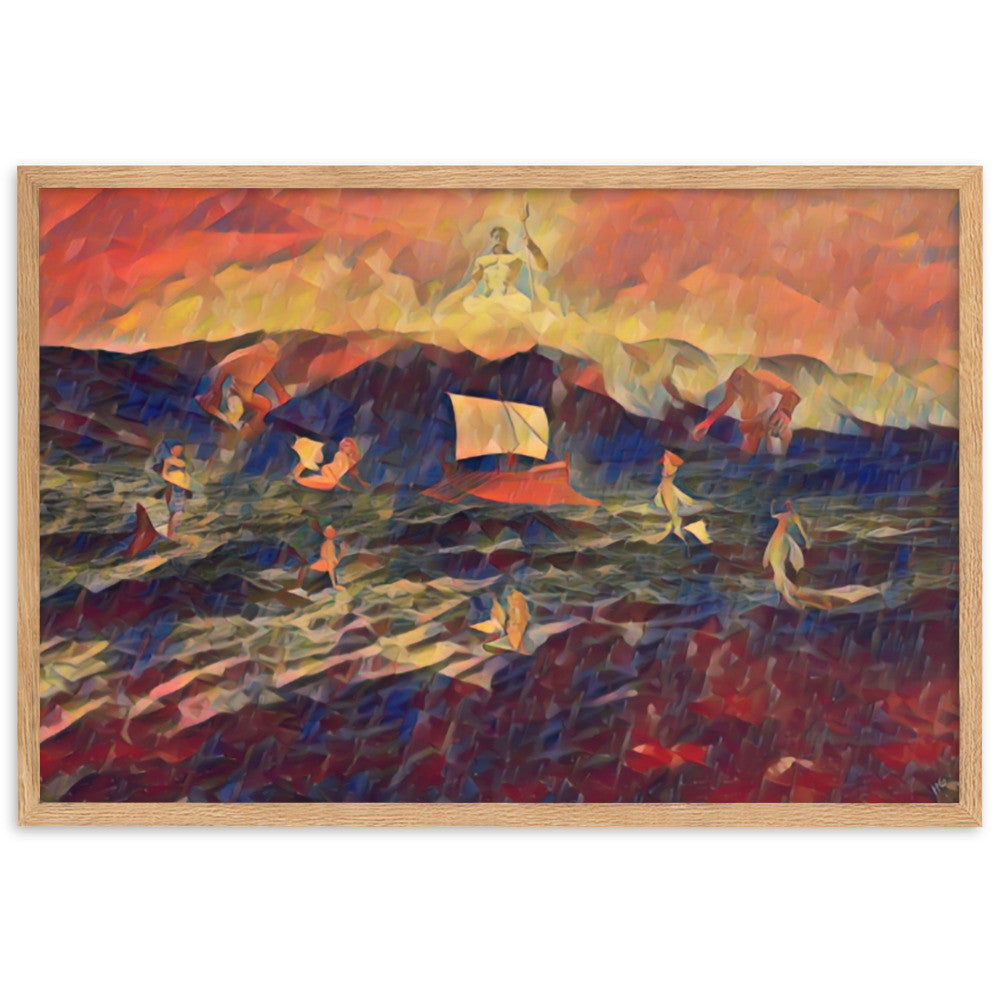 AS YOU SET OUT FOR ITHACA Premium Framed Poster