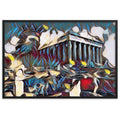 A SUNDAY UNDER ACROPOLIS V2 Premium Framed Poster