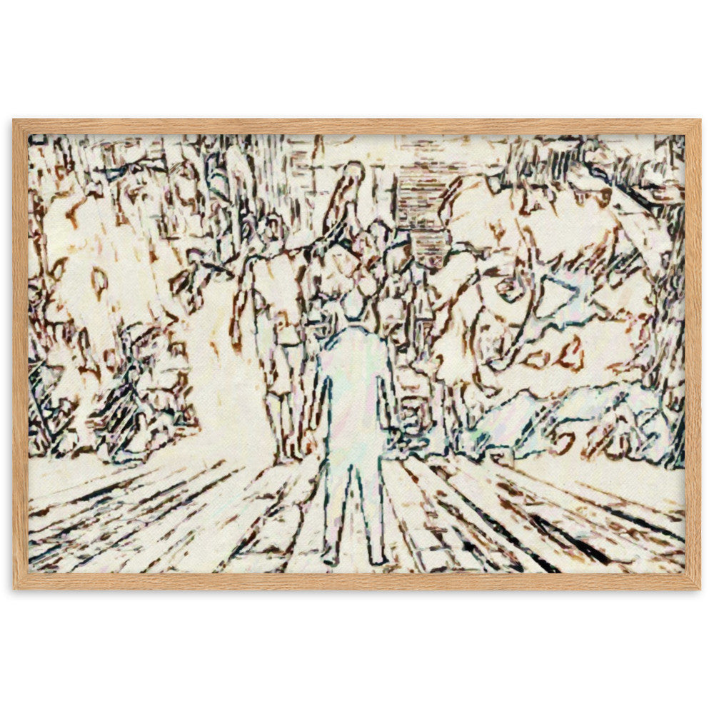 I SAW MY ENTIRE LIFE PASS THROUGH YOUR EYES Superior Framed Poster