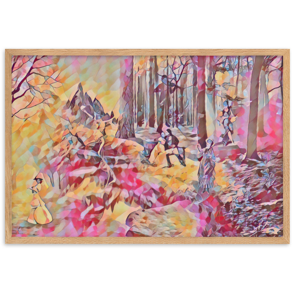 AMONG THE FOUR SEASONS YOU ARE THE FIFTH SENSE Special Edition Framed Poster