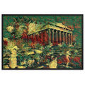 A SUNDAY UNDER ACROPOLIS V2 Premium Framed Poster