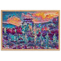 A SUNDAY AT THE ORACLE OF DELPHI Premium Framed Poster