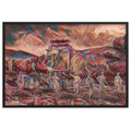 A SUNDAY AT THE ORACLE OF DELPHI Premium Framed Poster