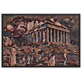 A SUNDAY UNDER ACROPOLIS V2 Superior Framed Poster