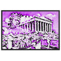 A SUNDAY UNDER ACROPOLIS V2 Superior Framed Poster