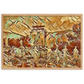 A SUNDAY AT THE ORACLE OF DELPHI Premium Framed Poster