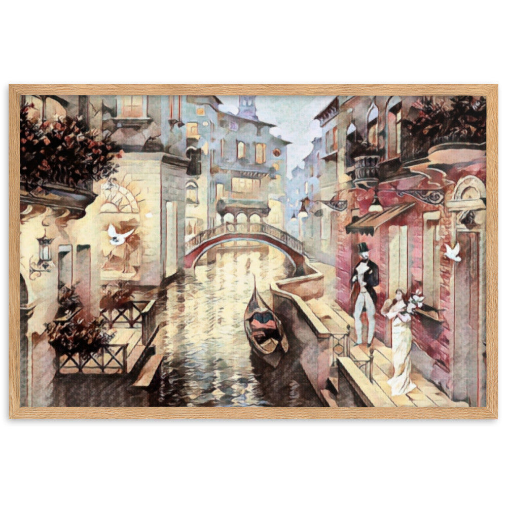 Questo è il mio porto e tu il suo cuore Premium Framed Poster