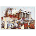 A SUNDAY UNDER ACROPOLIS V2 Premium Framed Poster