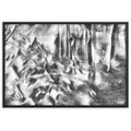 AMONG THE FOUR SEASONS YOU ARE THE FIFTH SENSE Superior Framed Poster