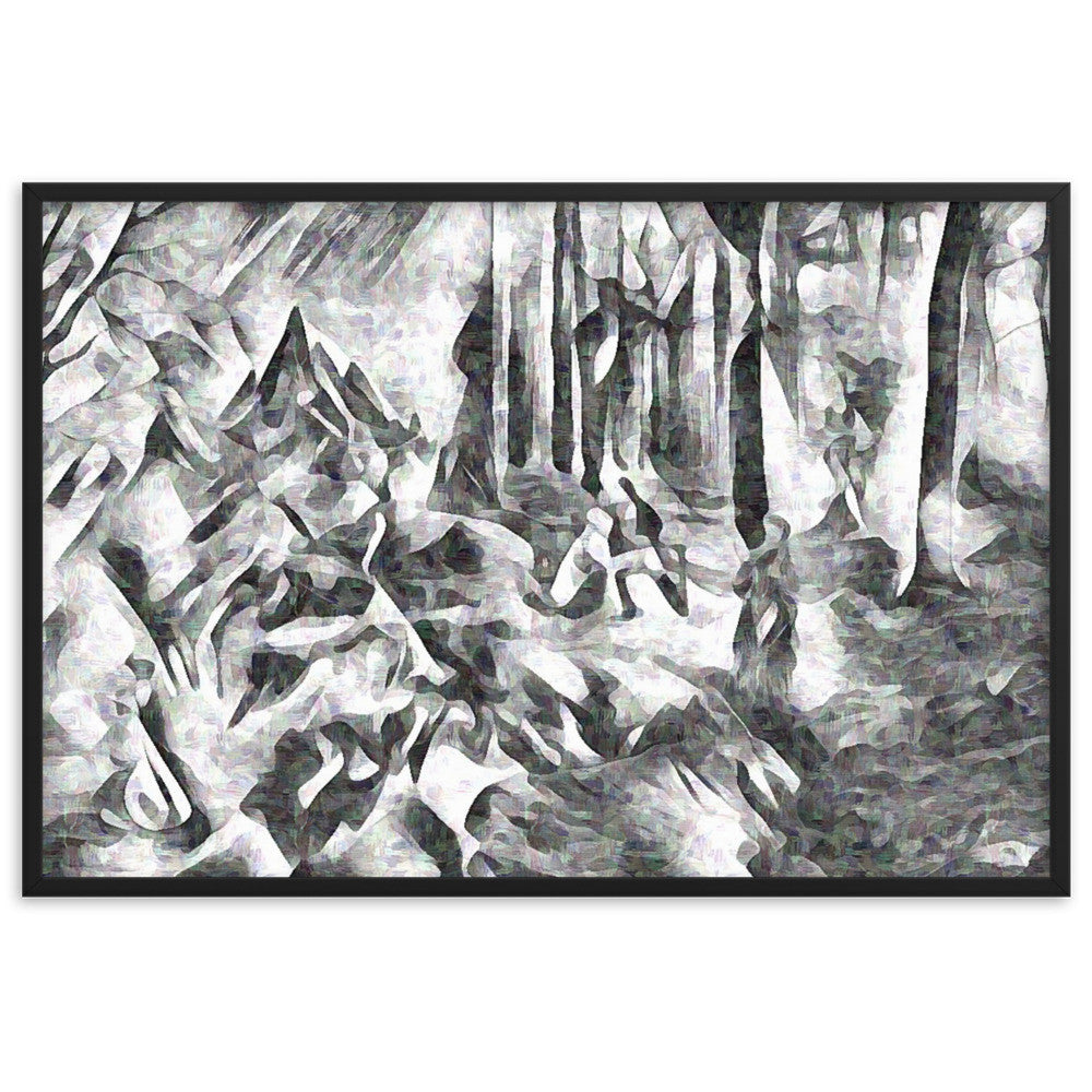 AMONG THE FOUR SEASONS YOU ARE THE FIFTH SENSE Superior Framed Poster