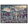 A SUNDAY AT THE ORACLE OF DELPHI Premium Framed Poster