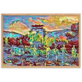 A SUNDAY AT THE ORACLE OF DELPHI Premium Framed Poster
