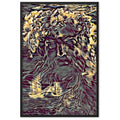 WHEN POSEIDON ASKED THE WAVES TO DANCE TALE Framed Poster