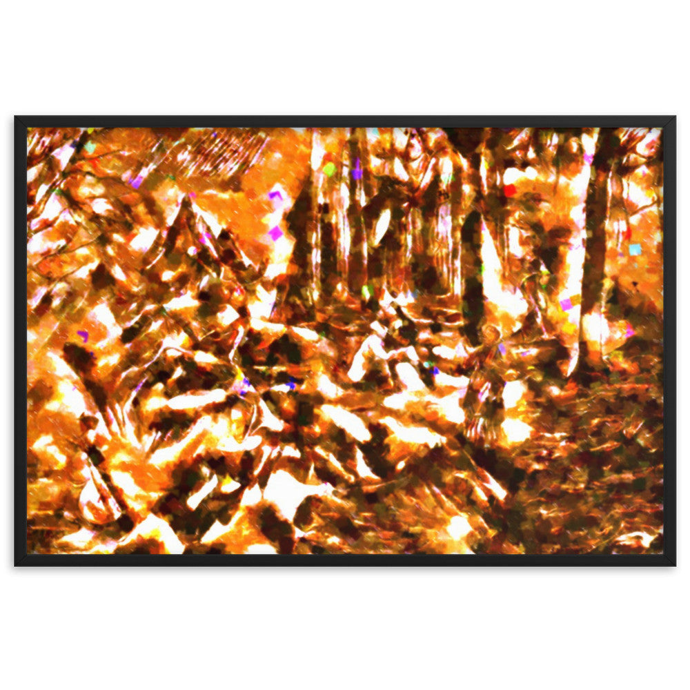 AMONG THE FOUR SEASONS YOU ARE THE FIFTH SENSE TALE Framed Poster