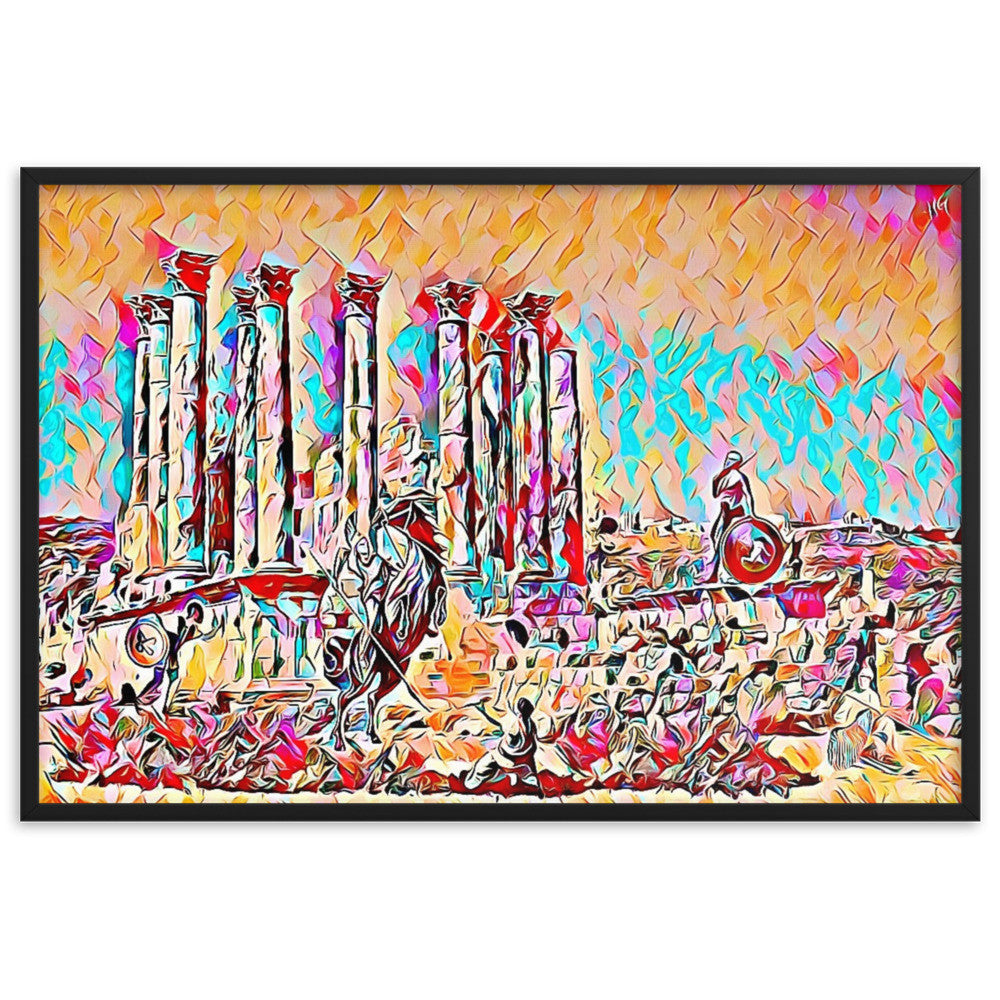 WHEN ALEXANDER THE GREAT ENTERED EPHESUS V2 Superior Framed Poster