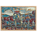 A SUNDAY AT THE ORACLE OF DELPHI Premium Framed Poster