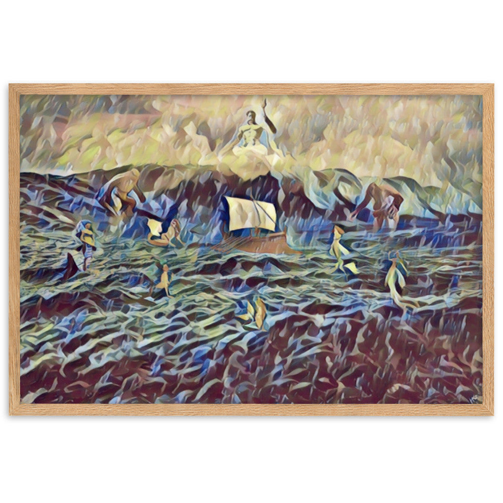 AS YOU SET OUT FOR ITHACA Premium Framed Poster