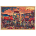 A SUNDAY AT THE ORACLE OF DELPHI Premium Framed Poster