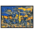 A SUNDAY AT THE ORACLE OF DELPHI Premium Framed Poster