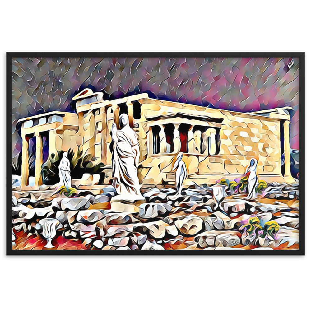 THREE CHARITIES V2 Superior Framed Poster