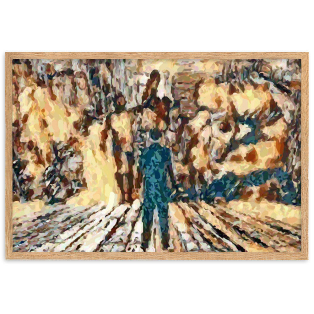 I SAW MY ENTIRE LIFE PASS THROUGH YOUR EYES Superior Framed Poster