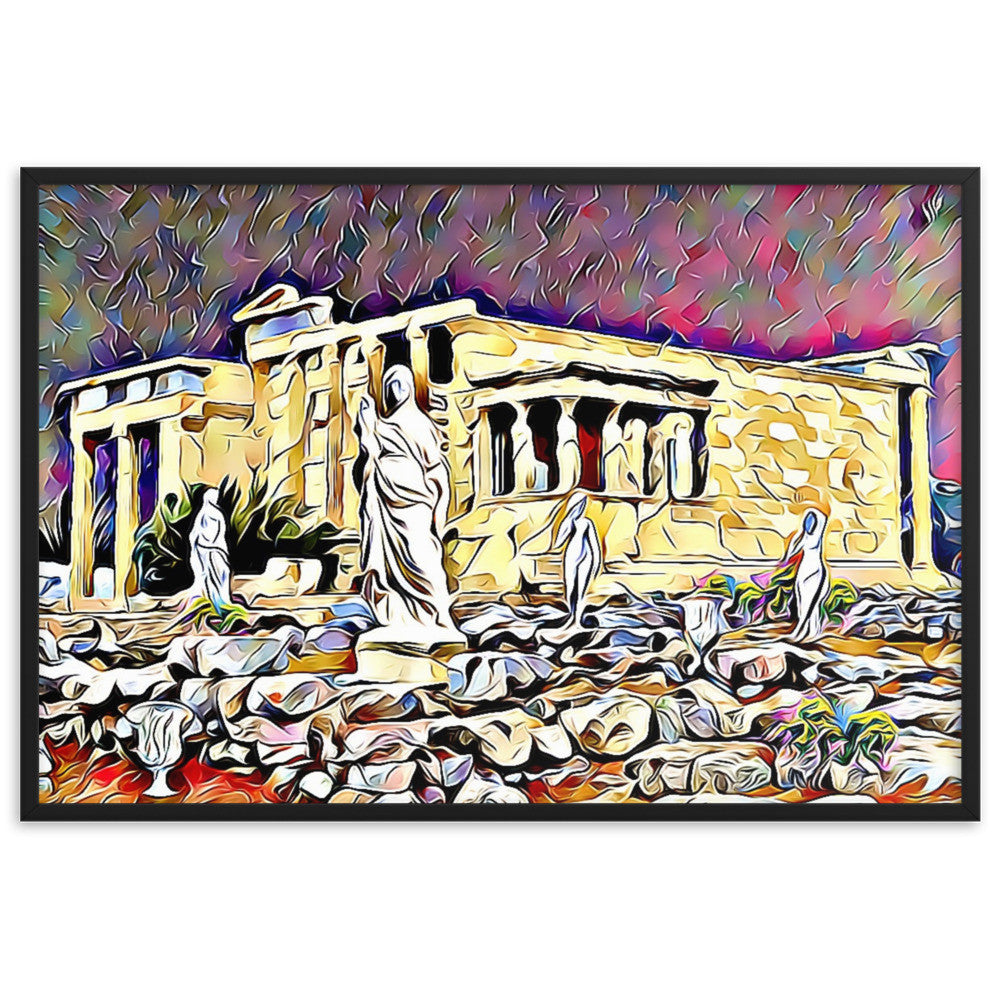 THREE CHARITIES V2 Superior Framed Poster