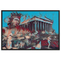 A SUNDAY UNDER ACROPOLIS V2 Premium Framed Poster