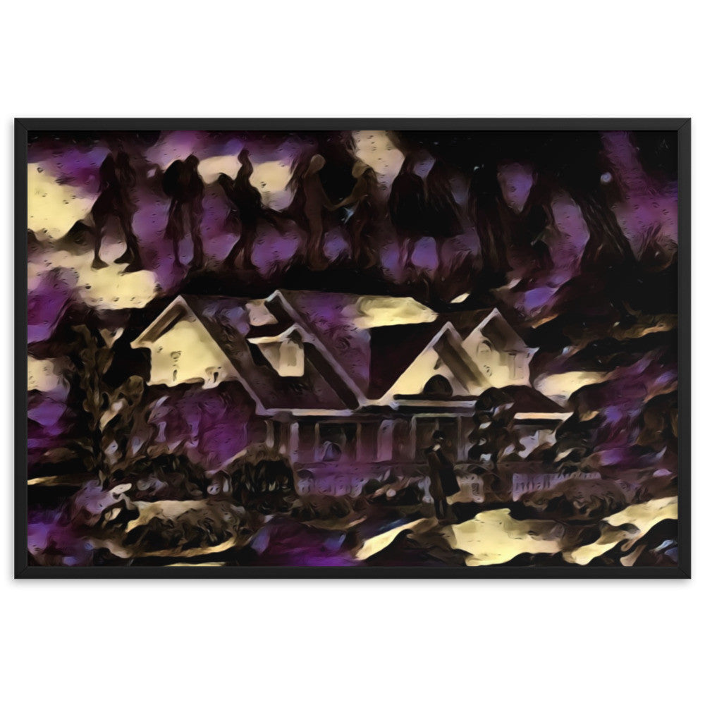 I WAS WAITING FOR YOU IN THE DREAM YOU HAD SEEN Special Edition Framed Poster-0