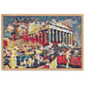 A SUNDAY UNDER ACROPOLIS V2 Premium Framed Poster