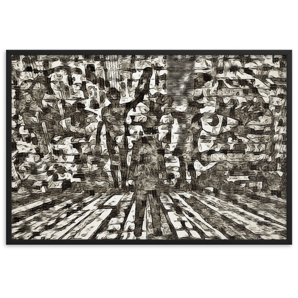 I SAW MY ENTIRE LIFE PASS THROUGH YOUR EYES Special Edition Framed Poster