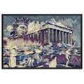 A SUNDAY UNDER ACROPOLIS V2 Premium Framed Poster