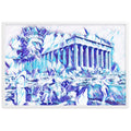 A SUNDAY UNDER ACROPOLIS V2 Superior Framed Poster