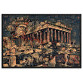 A SUNDAY UNDER ACROPOLIS V2 Premium Framed Poster