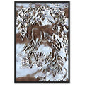 WHEN POSEIDON ASKED THE WAVES TO DANCE Superior Framed Poster