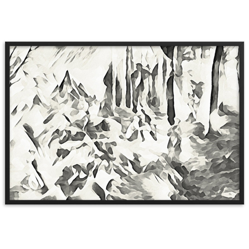 AMONG THE FOUR SEASONS YOU ARE THE FIFTH SENSE Superior Framed Poster