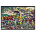 A SUNDAY AT THE ORACLE OF DELPHI Premium Framed Poster