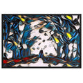 TO SEE MY HEART YOU MUST FIRST DIVE INTO MY TRUTH J.L PREMIUM Framed Poster