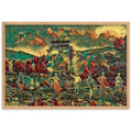 A SUNDAY AT THE ORACLE OF DELPHI Premium Framed Poster