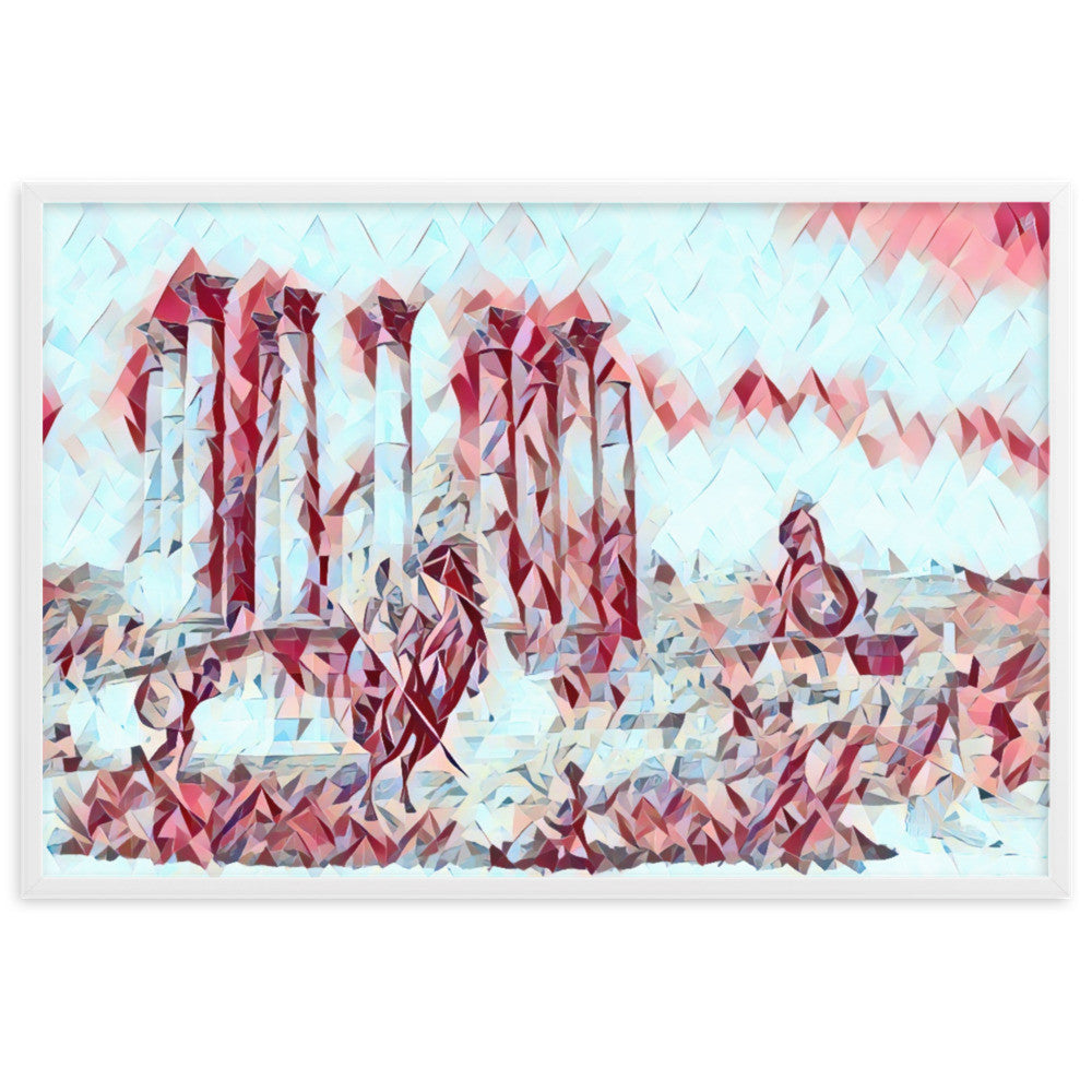 WHEN ALEXANDER THE GREAT ENTERED EPHESUS V2 Superior Framed Poster-0