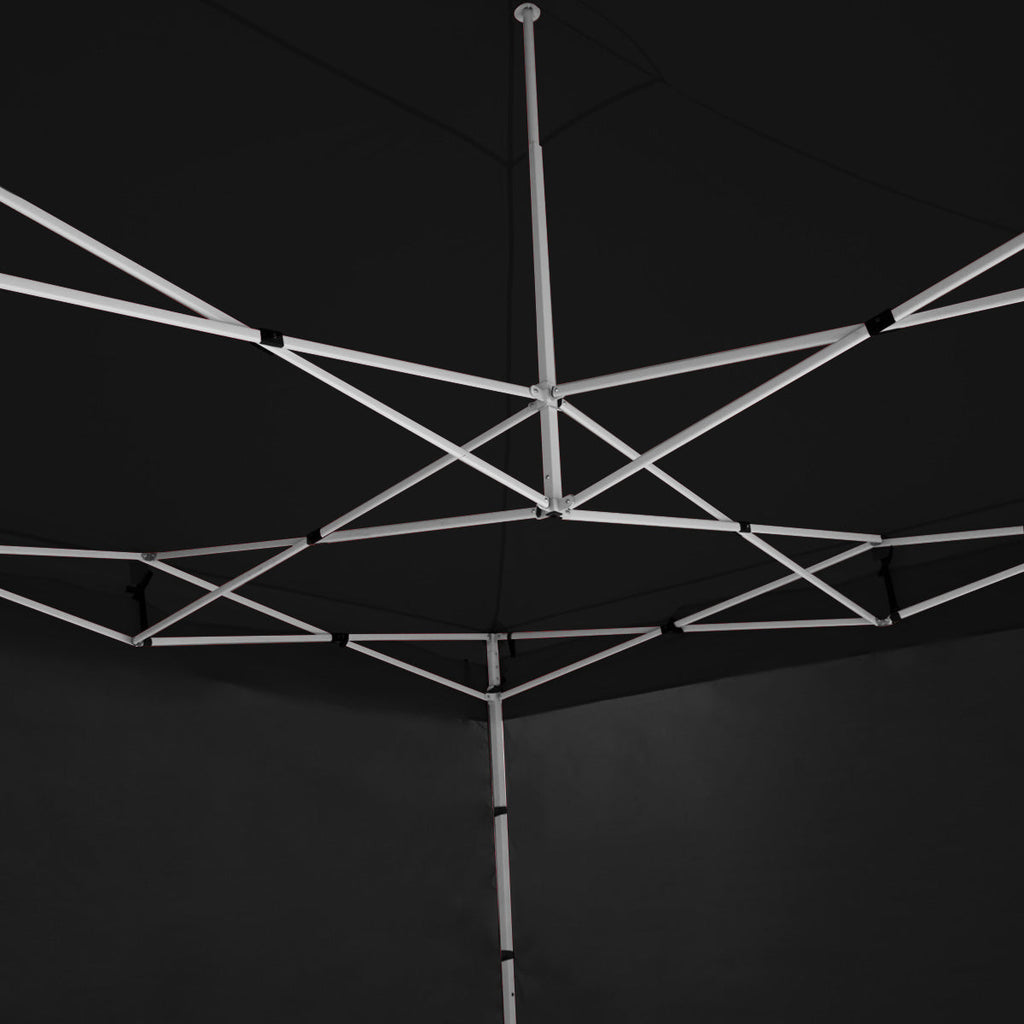 NNEDPE Gazebo Tent Marquee 3x4.5m PopUp Outdoor Wallaroo Black-4