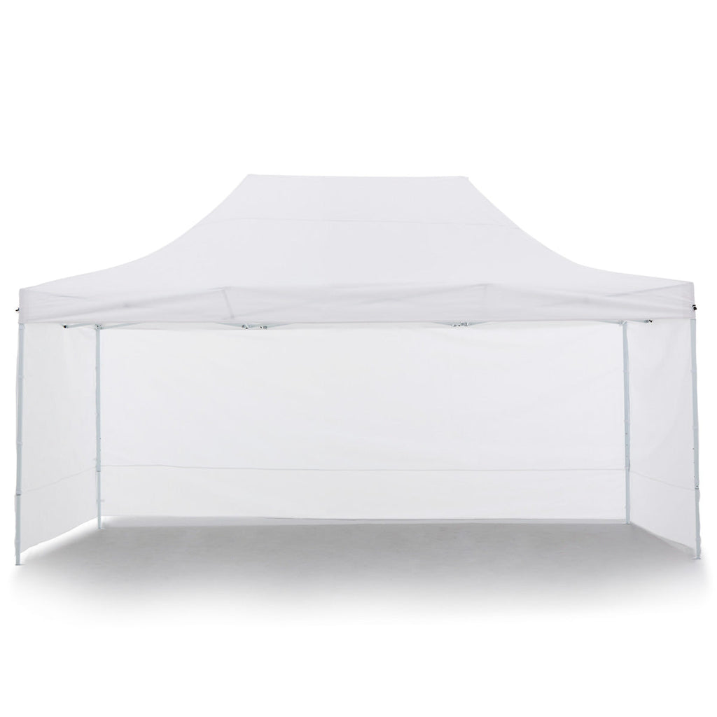 NNEDPE Gazebo Tent Marquee 3x4.5m PopUp Outdoor Wallaroo White-0