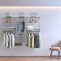 NNECW Custom Closet Organizer System with Shelves for Bedroom-0