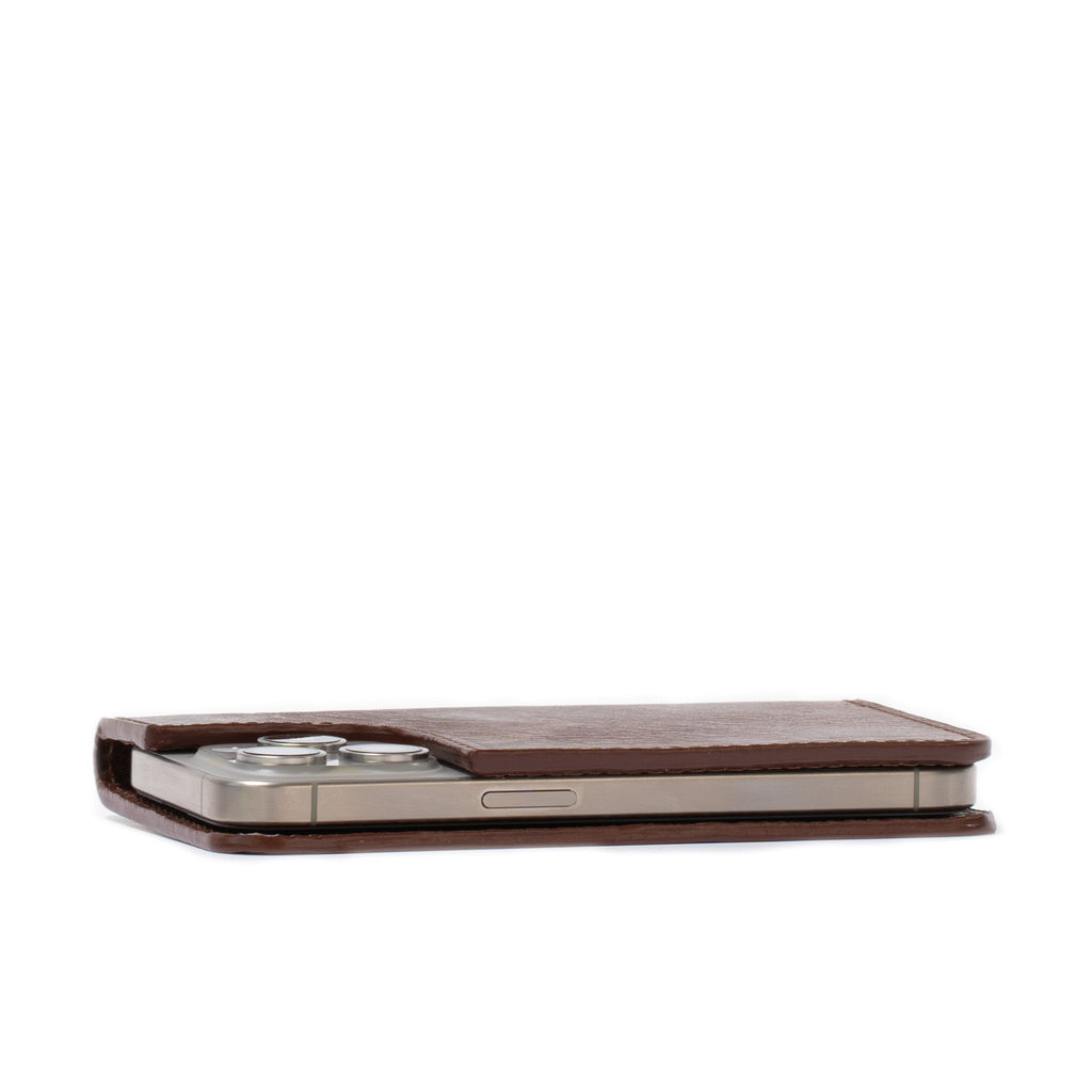 Leather Folio Case Wallet for iPhone 15 Series with MagSafe - The Minimalist 3.0