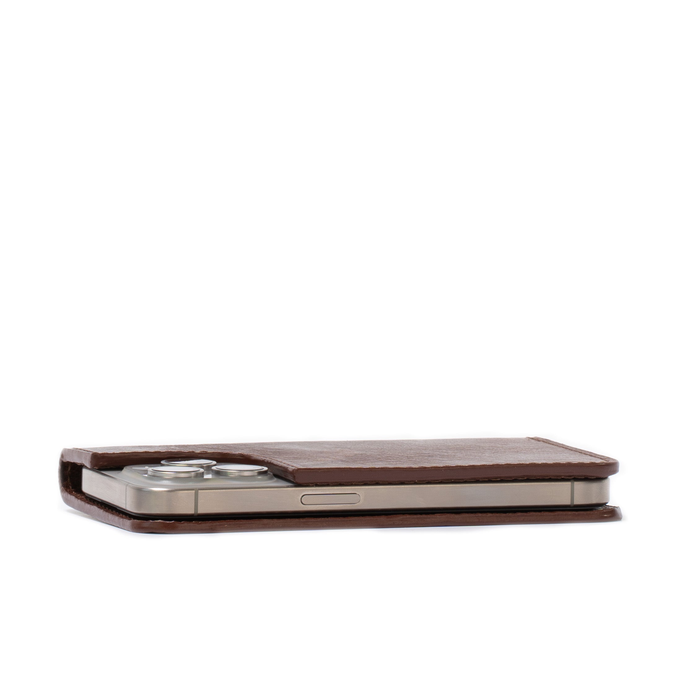 Leather Folio Case Wallet for iPhone 15 Series with MagSafe - The Minimalist 3.0