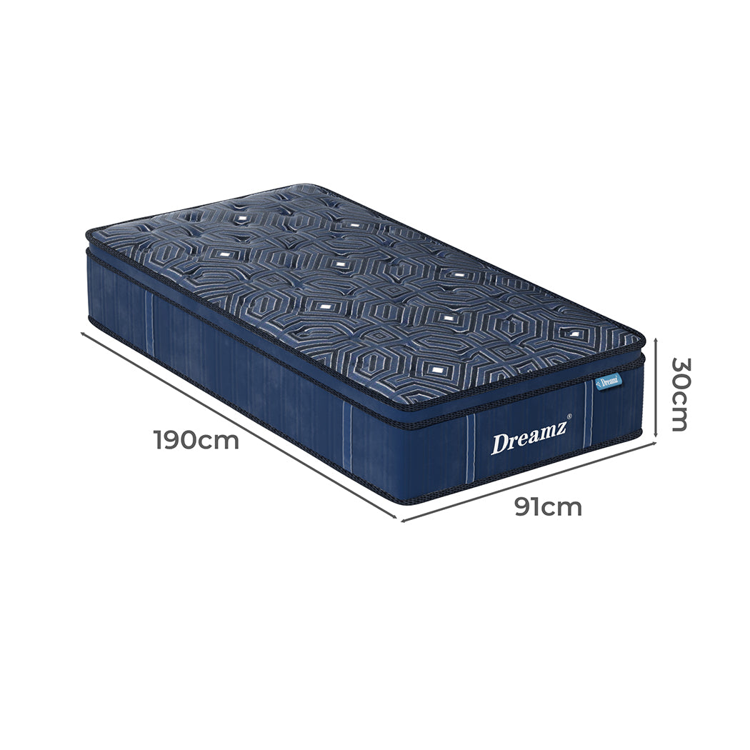 NNEIDS DreamZ Spring Mattress Euro Top All Sizes 30CM-1